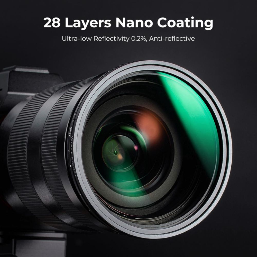 Filtre ND variable K&F Concept ND2-ND32 Nano X - 82mm