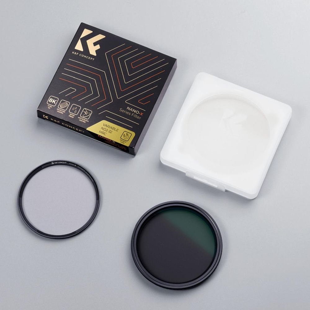 Filtre ND variable K&F Concept ND2-ND32 Nano X - 82mm