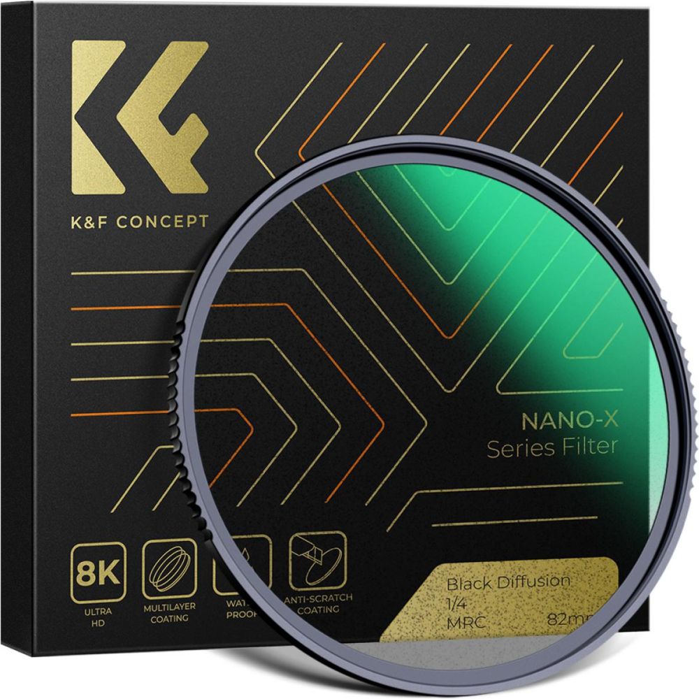 K&F Concept 1/4 Noir Mist Filtre Nano X - 77mm