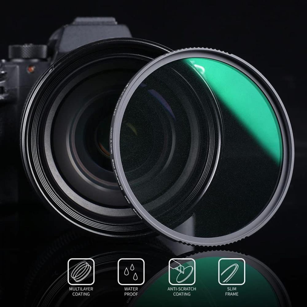 K&F Concept 1/2 Black Mist Filter Nano X - 67mm