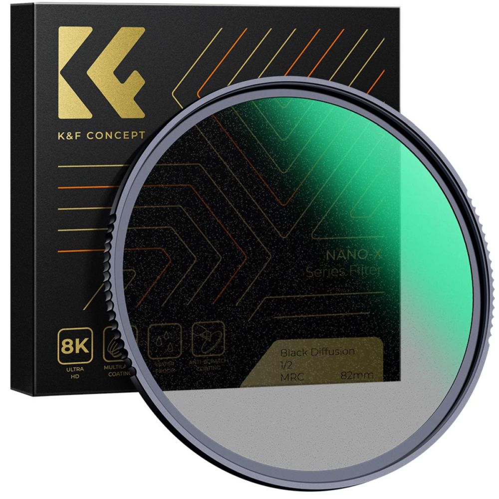 K&F Concept 1/2 Black Mist Filter Nano X - 77mm