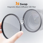 K&F Concept Filtre Magnétique 1/8 Black Mist Nano X - 62mm