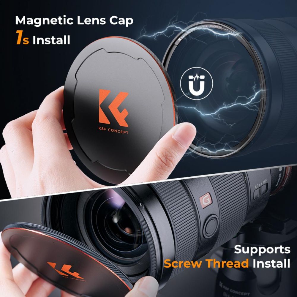 K&F Concept Filtre Magnétique 1/8 Black Mist Nano X - 62mm