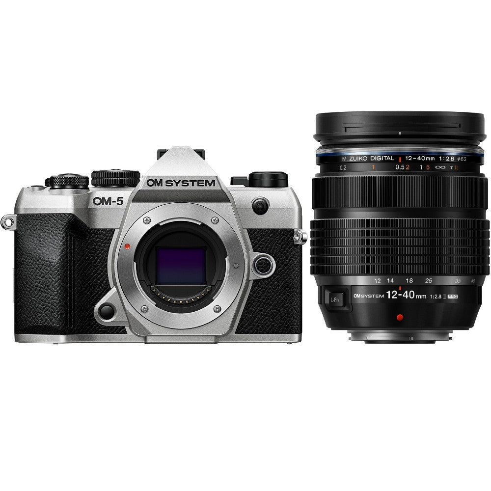 OM SYSTEM OM-5 II Argent + 12-40mm II