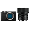 Boîtier Panasonic Lumix S9 noir de jais + objectif Sigma 45mm f/2,8 DG contemporain à monture L - noir