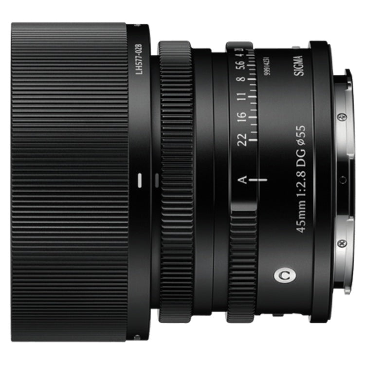 Boîtier Panasonic Lumix S9 noir de jais + objectif Sigma 45mm f/2,8 DG contemporain à monture L - noir