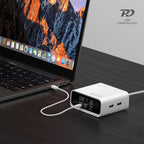 Chargeur de bureau 4smarts GaN Écran 100 W 3C + 2A
