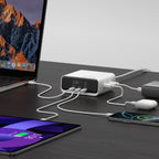 Chargeur de bureau 4smarts GaN Écran 100 W 3C + 2A