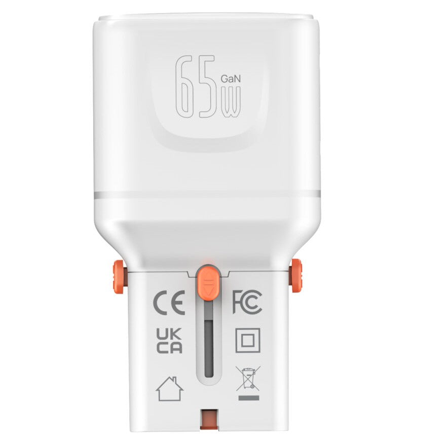 Chargeur secteur 4smarts PDPlug Slim Dual 65W GaN 2C