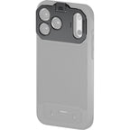 Adaptateur d'objectif fileté Tilta Khronos 17mm pour iPhone 17 Pro Max – Gris sidéral