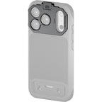 Adaptateur d'objectif fileté Tilta Khronos 17mm pour iPhone 17 Pro - Gris sidéral