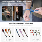 PGYTech Camera Wrist Strap Slim, Vintage-Caramel Brown