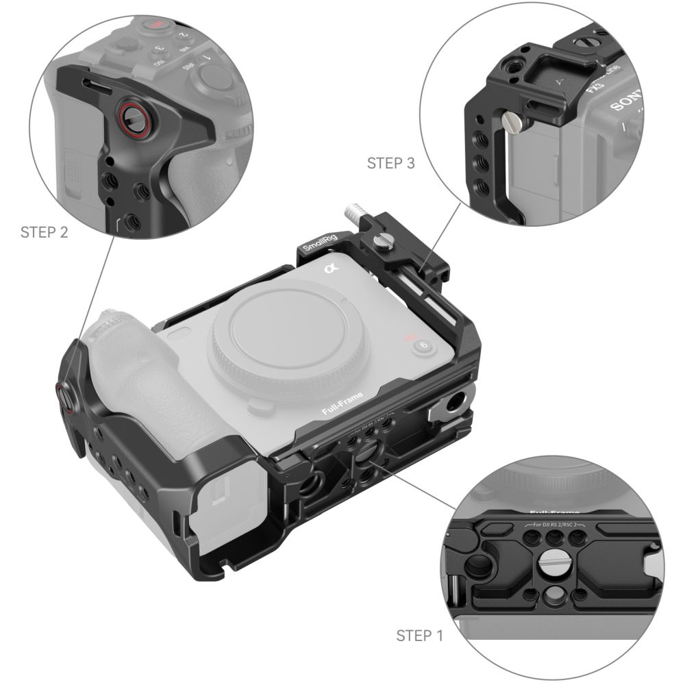 Cage SmallRig 4183B pour Sony FX30 / FX3