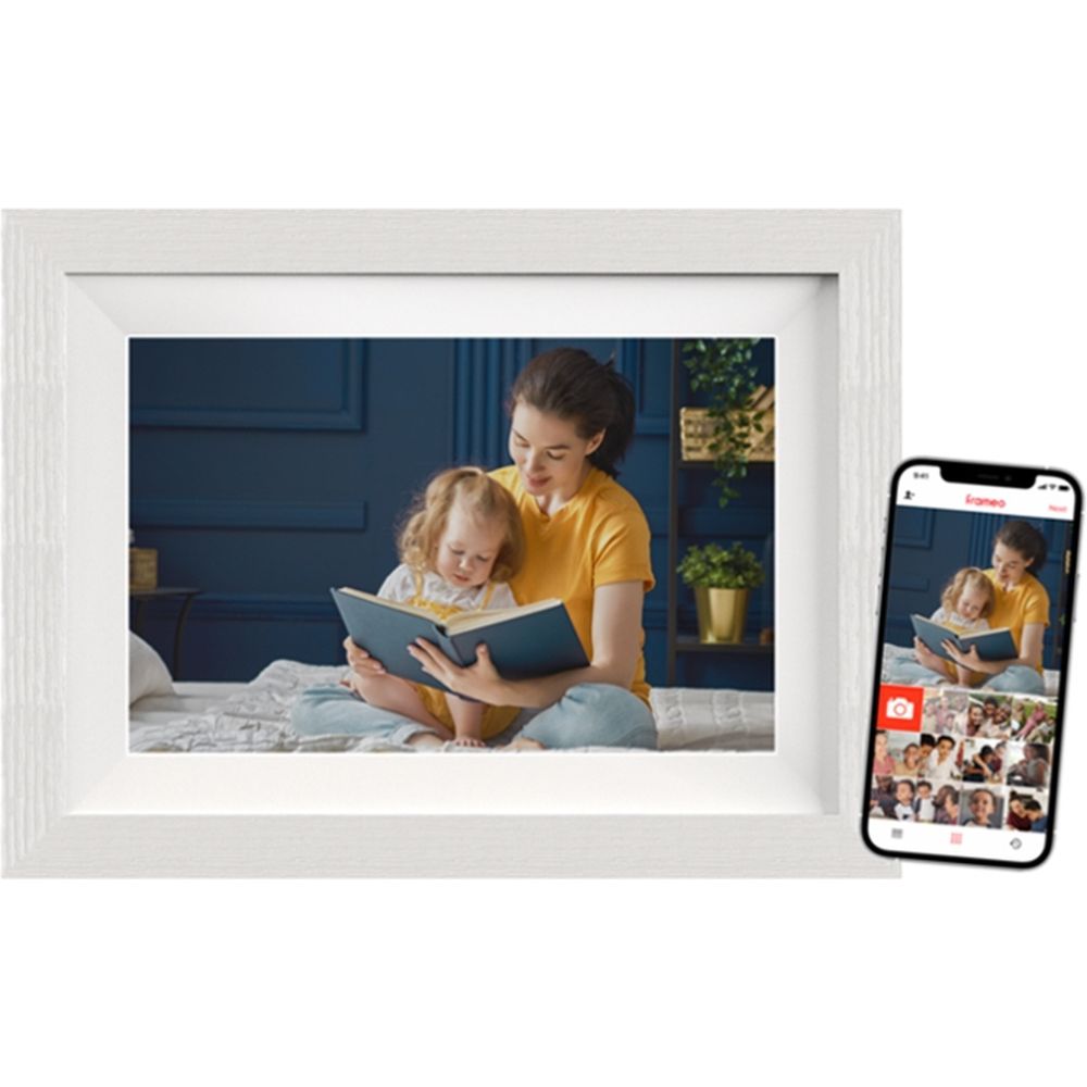 Braun DigiFrame 10W WiFi Blanc + Blanc