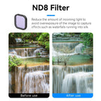Kit de filtres d'objectif Telesin ND8/16/32 pour GoPro Hero 13