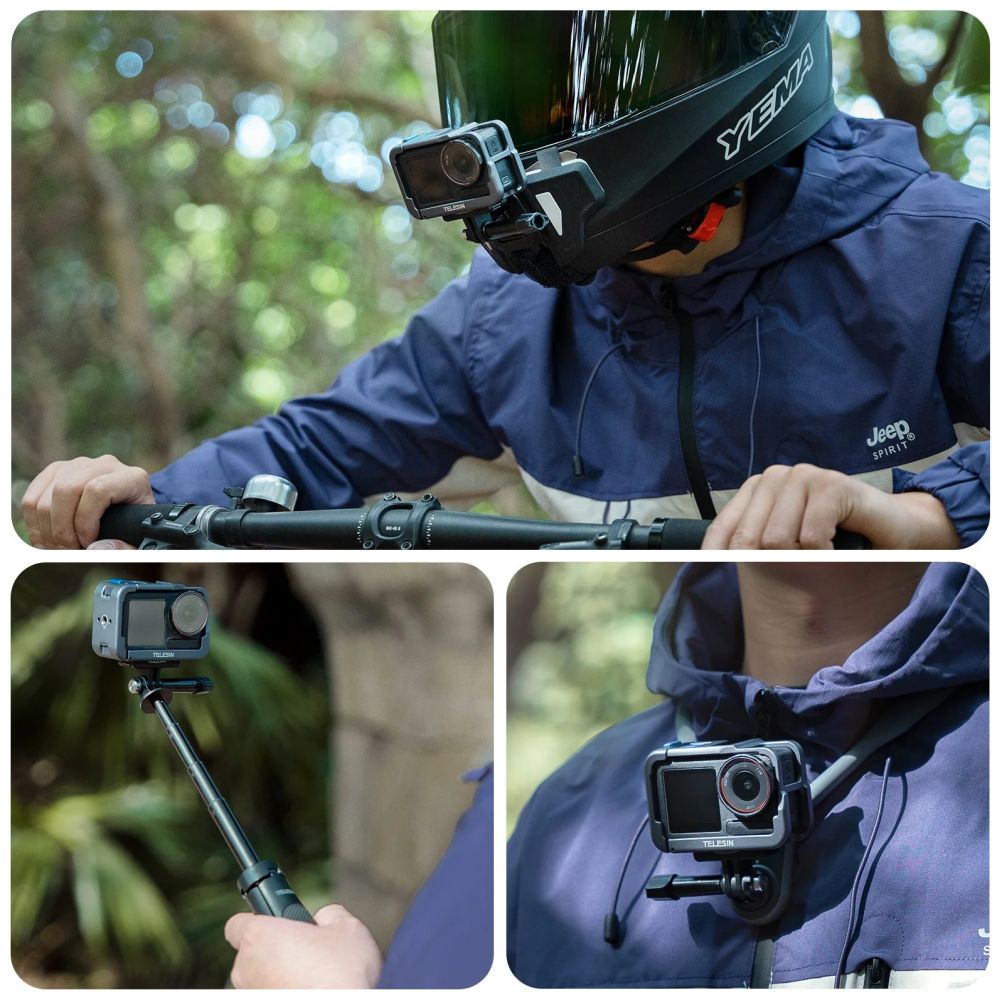 Telesin Metal cage V2 for DJI Osmo Action 5 Pro/4/3