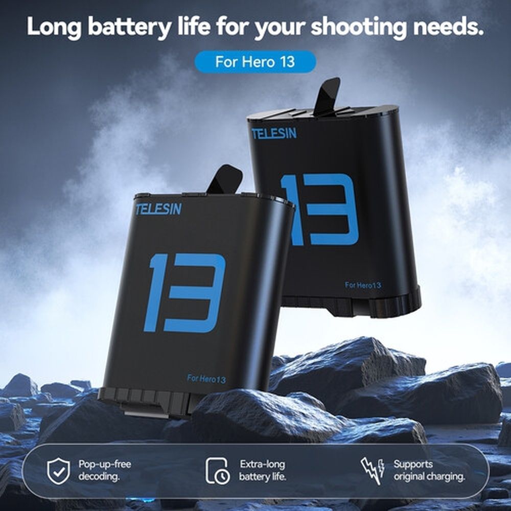 Batterie Telesin pour GoPro 13