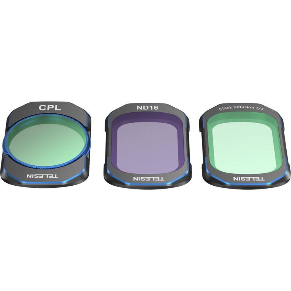 Telesin Filter Kit CPL+ND16+Diffusion for DJI Osmo Pocket 3