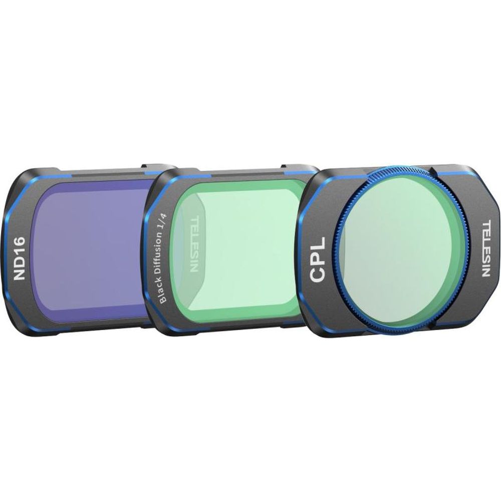 Telesin Filter Kit CPL+ND16+Diffusion for DJI Osmo Pocket 3