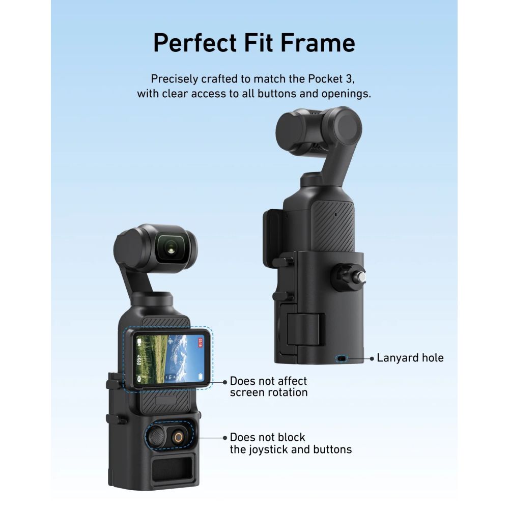 Support de Montage pour Sac à Dos Telesin pour DJI Pocket 3