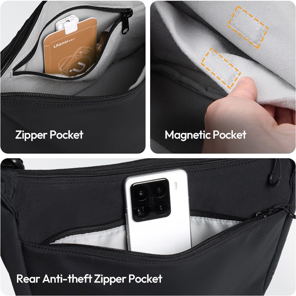 Sac bandoulière Ulanzi HMN1 - noir