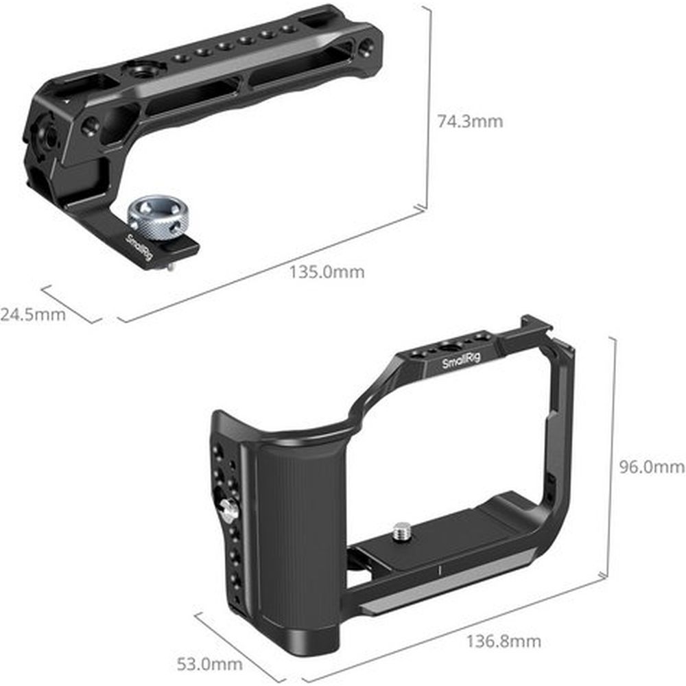SmallRig 5766 Cage Kit for Canon EOS R50 V, Black
