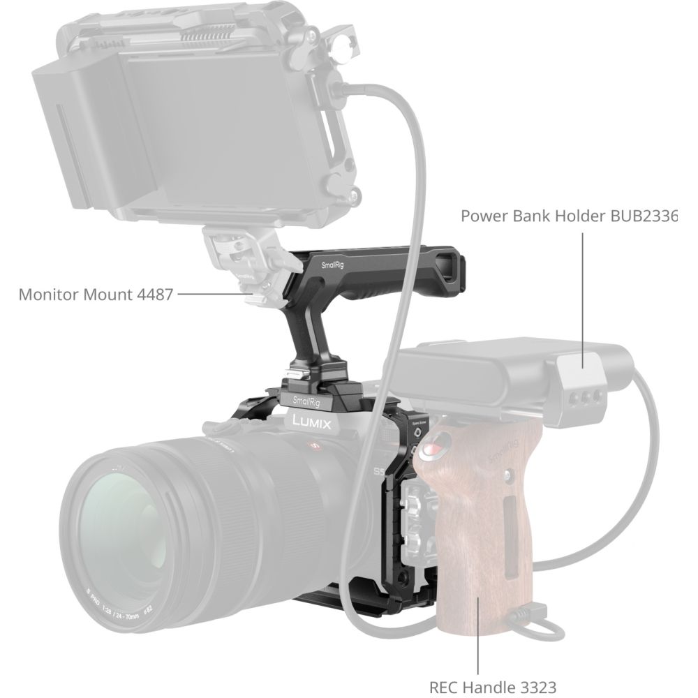 Kit cage SmallRig 5752 pour Panasonic G9 II / S5 II / S5 IIX