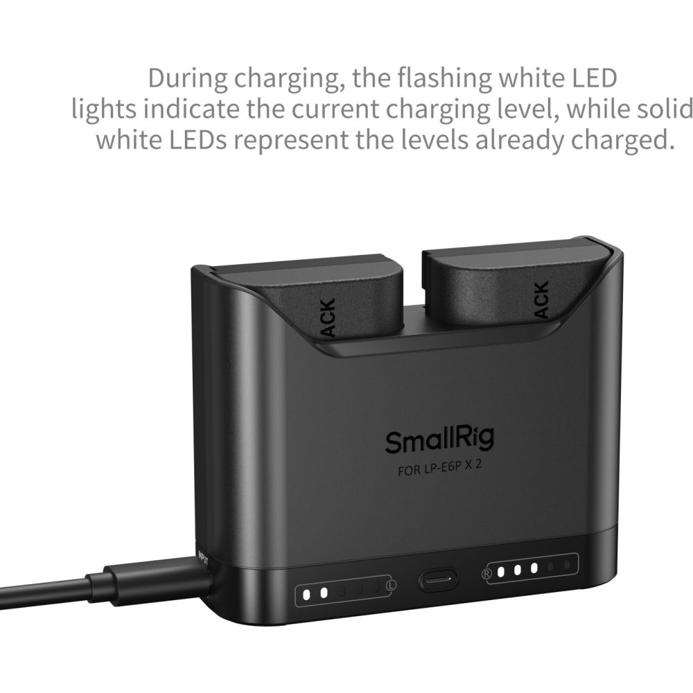 SmallRig 5490 Camera Battery Charger for LP-E6P