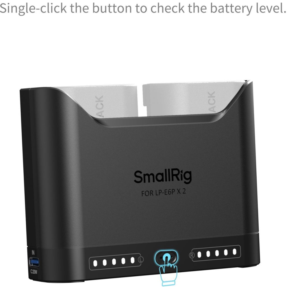 SmallRig 5490 Camera Battery Charger for LP-E6P