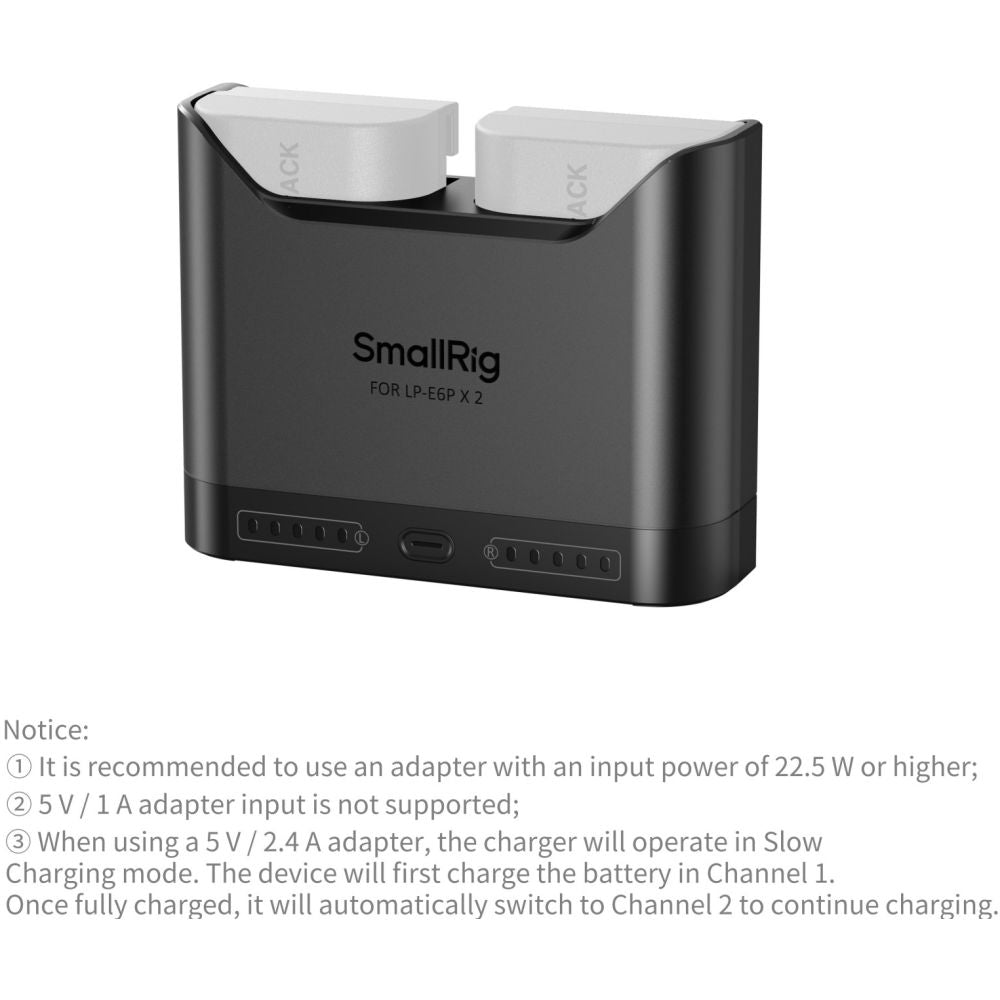 SmallRig 5490 Camera Battery Charger for LP-E6P