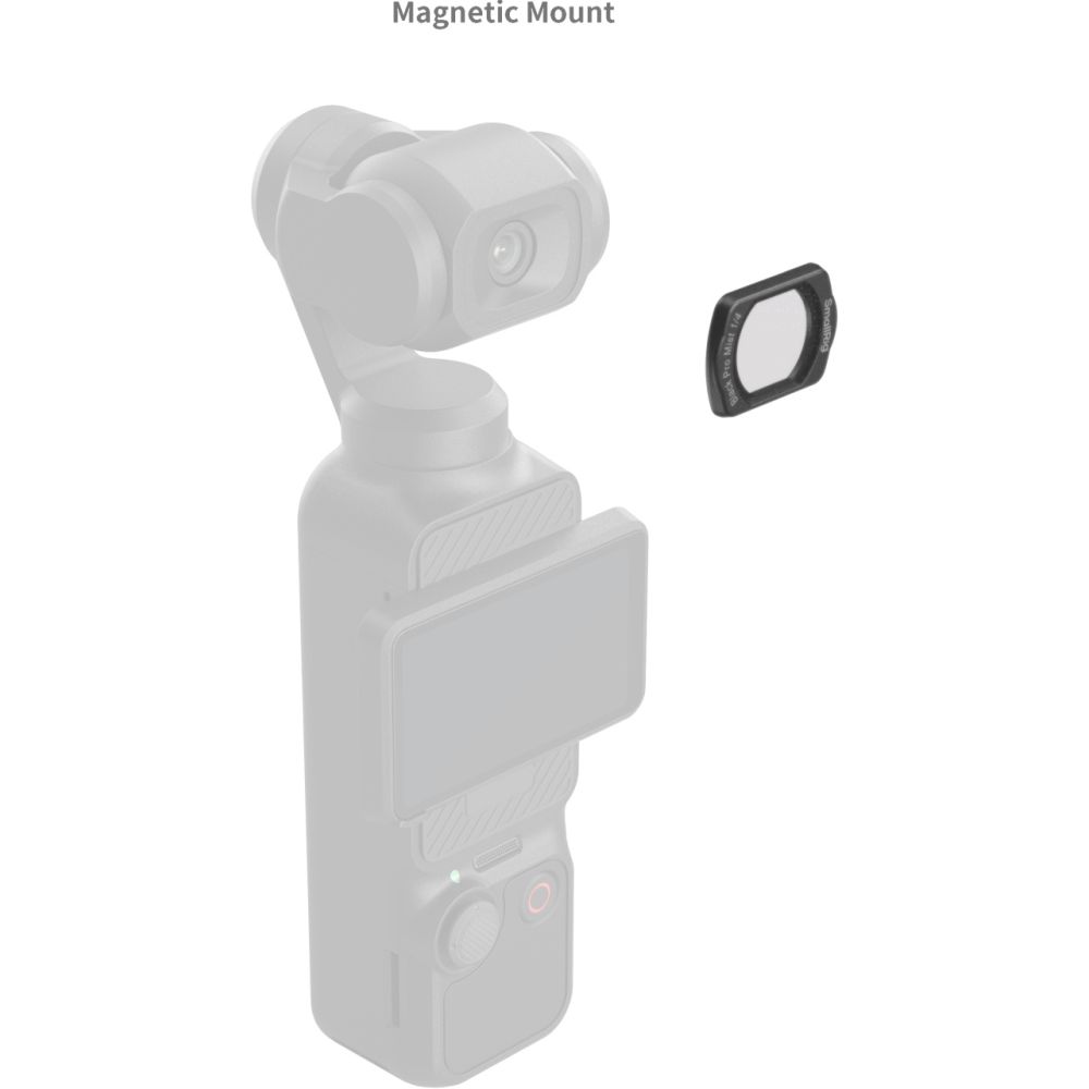 Filtre magnétique SmallRig 5828 à effet brume noire 1/4" pour DJI Osmo Pocket 3