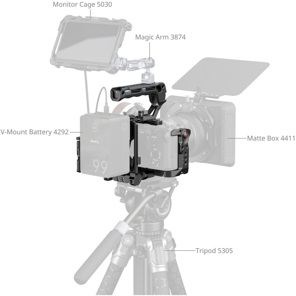 Kit de cage SmallRig 5823 pour Sony FX3 / FX30