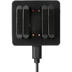 Chargeur de batterie PDMovie LI-42B à 4 positions + câble USB