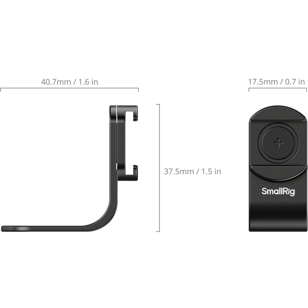 Support SmallRig 5825 pour Insta360 X4 / X5 avec griffe porte-accessoires