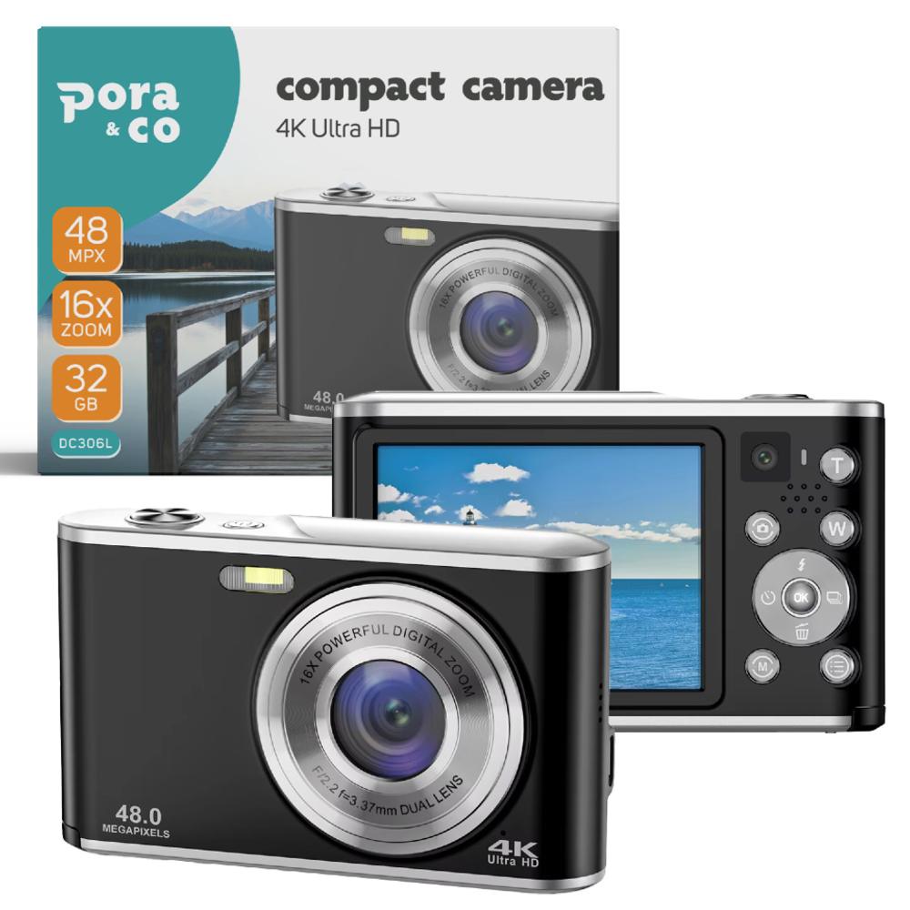 Pora&Co Appareil photo numérique 4k
