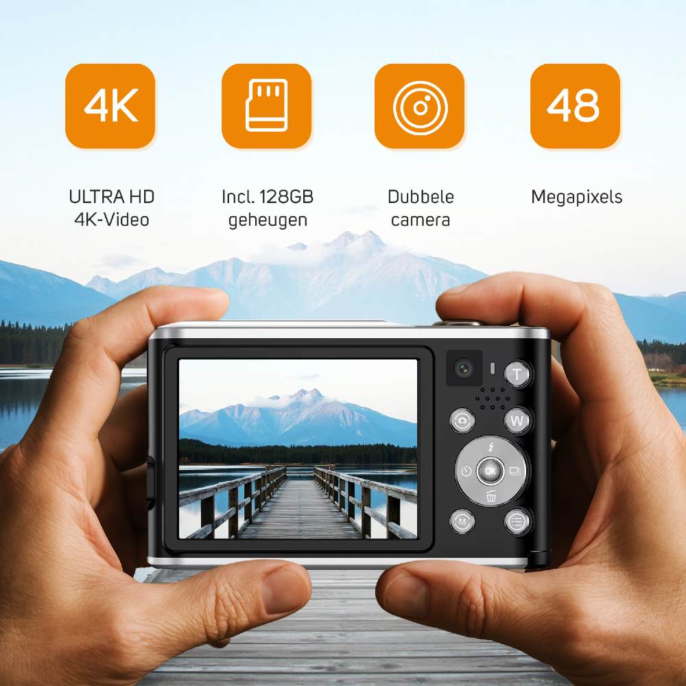 Pora&Co Appareil photo numérique 4k