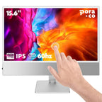Moniteur portable Pora&Co 15,6 pouces avec écran tactile + support