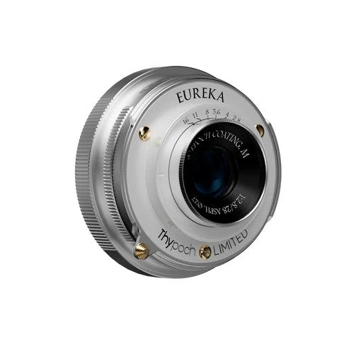 Thypoch Eureka 28mm f/2.8 ASPH. Leica M mount Pearl White + M-X adapter (silver)
