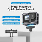 Support magnétique Telesin Latch Monture en plastique pour GoPro Hero 13