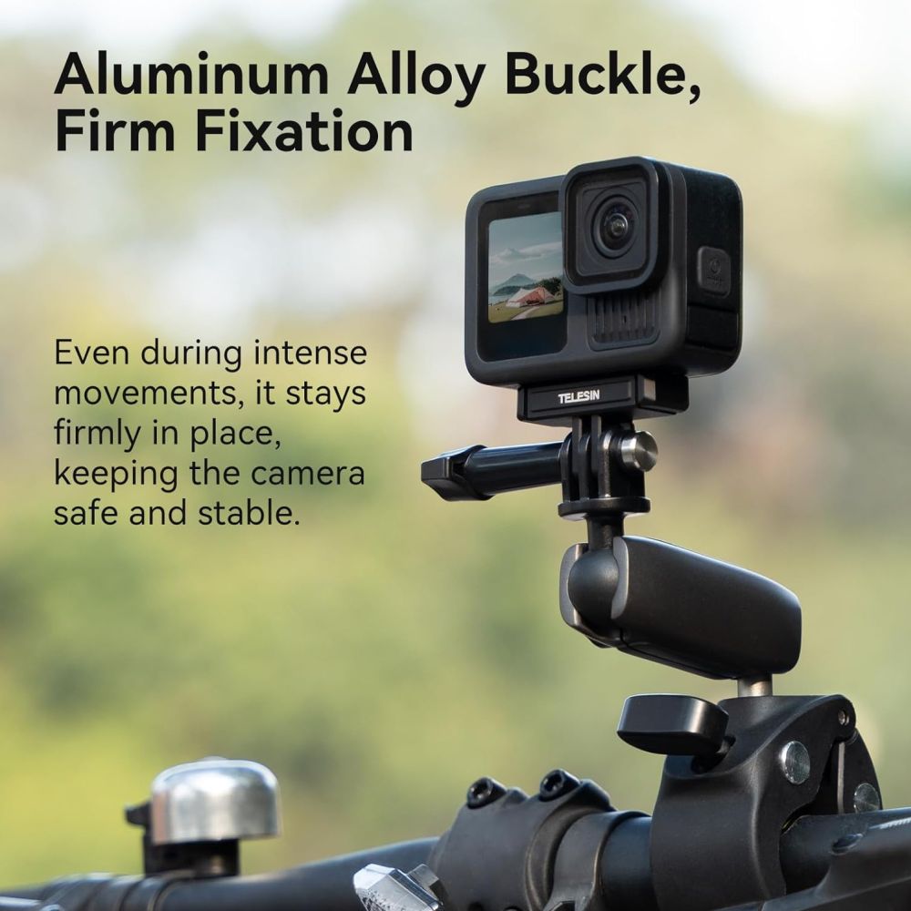 Support magnétique Telesin Latch Monture en plastique pour GoPro Hero 13