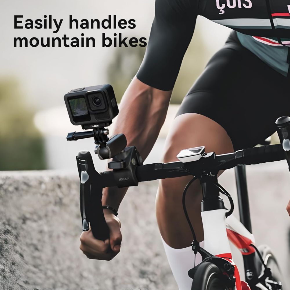 Support magnétique Telesin Latch Monture en plastique pour GoPro Hero 13