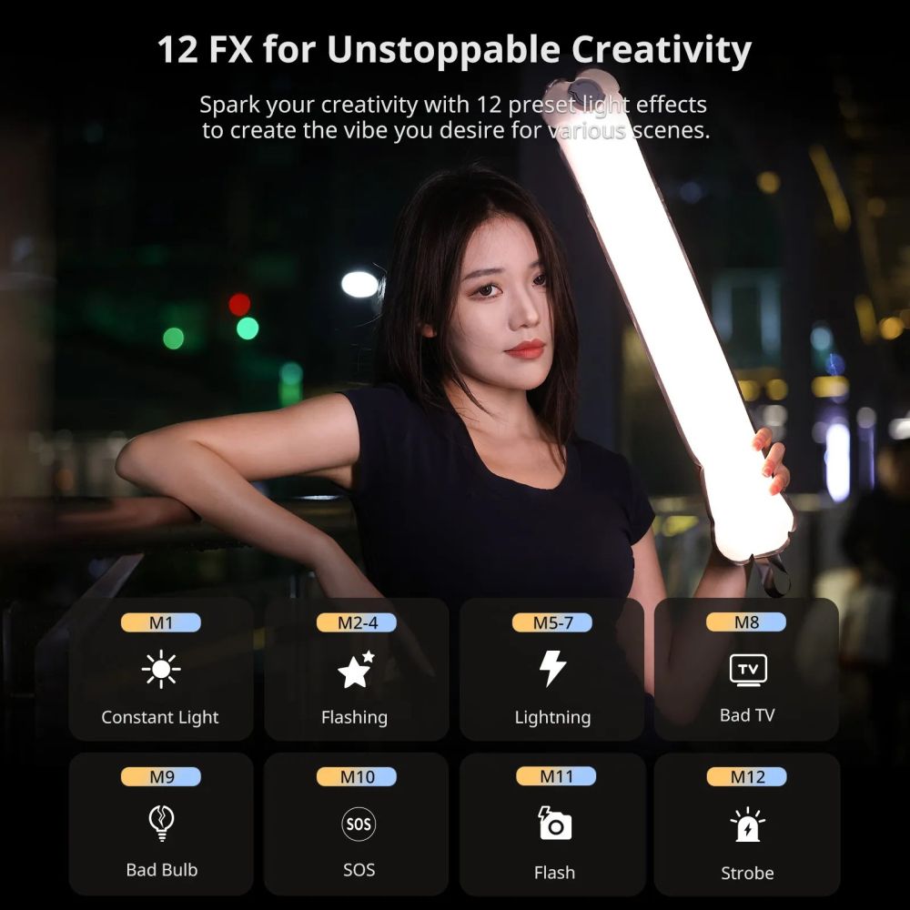 Ulanzi UA20 20W RGB Air Tube Light with battery