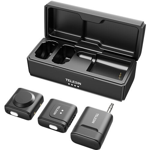 Ensemble Microphone sans Fil 2 en 1 Telesin avec 2 Émetteurs