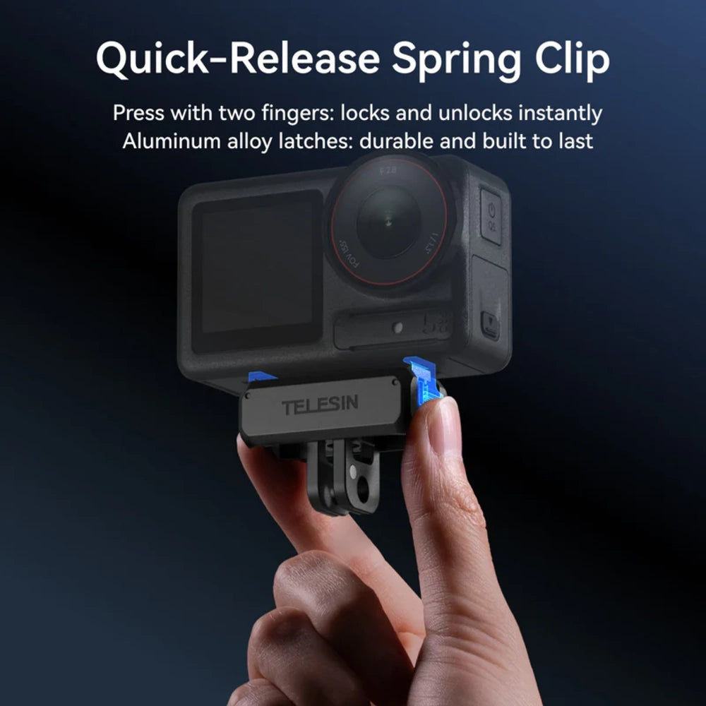 Support à dégagement rapide Telesin pour DJI Osmo Action & Osmo 360