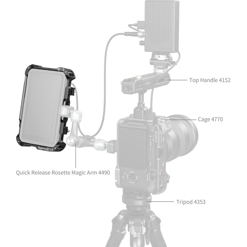 Kit de cage de moniteur SmallRig 5708 pour Atomos Ninja TX
