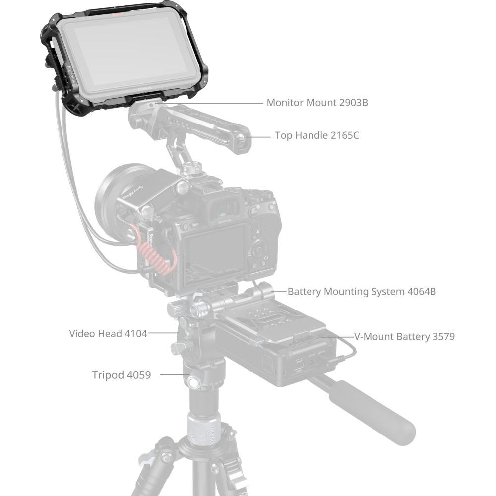 Kit de cage de moniteur SmallRig 5708 pour Atomos Ninja TX