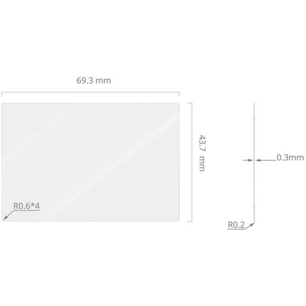 SmallRig 5804 Protecteur d'écran pour FUJIFILM X-T30 III / X-T30 II / X-T30 / X-S10