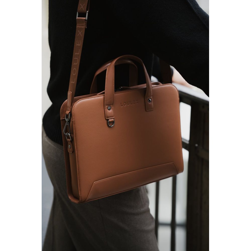 Porte-documents Loulex marron