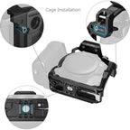 Cage demi-bac à dégagement rapide SmallRig 5953 « HawkLock » pour Canon EOS R6 Mark III / R6 Mark II / R5 Mark II