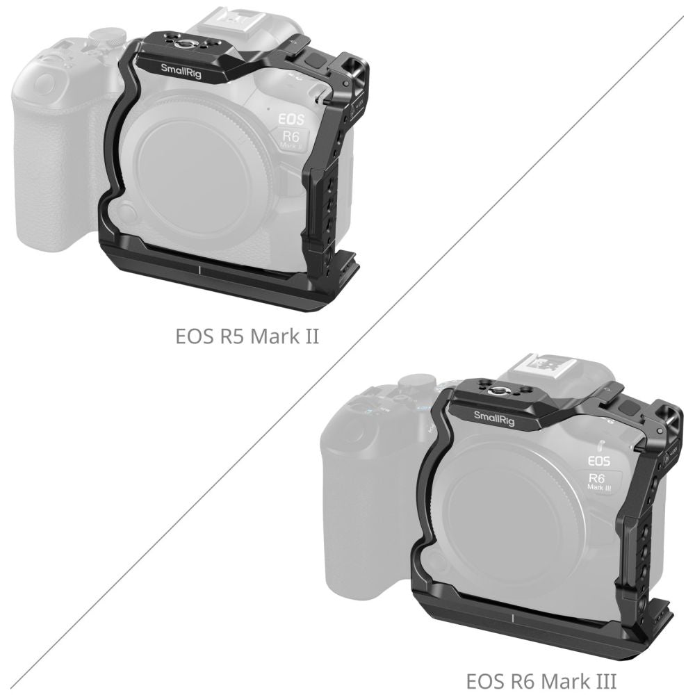 Cage demi-bac à dégagement rapide SmallRig 5953 « HawkLock » pour Canon EOS R6 Mark III / R6 Mark II / R5 Mark II